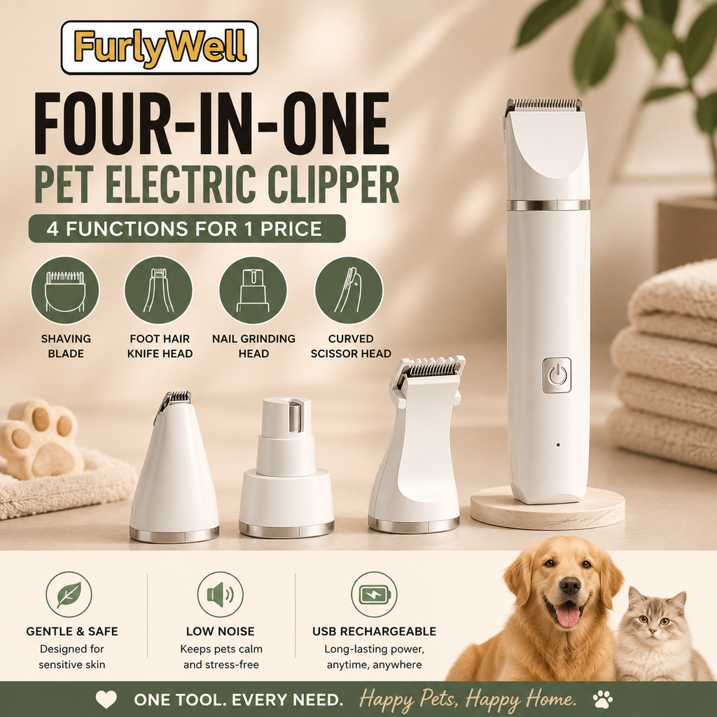 FurlyWell Precision | Rechargeable Pet Clipper