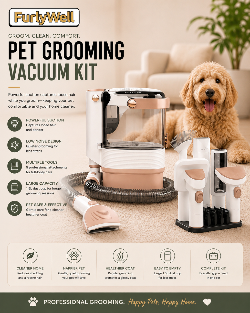 FurlyWell Complete | Grooming System