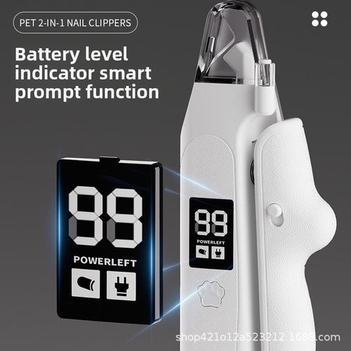2-in-1 LED Pet Nail Clipper and Grinder - FurlyWell